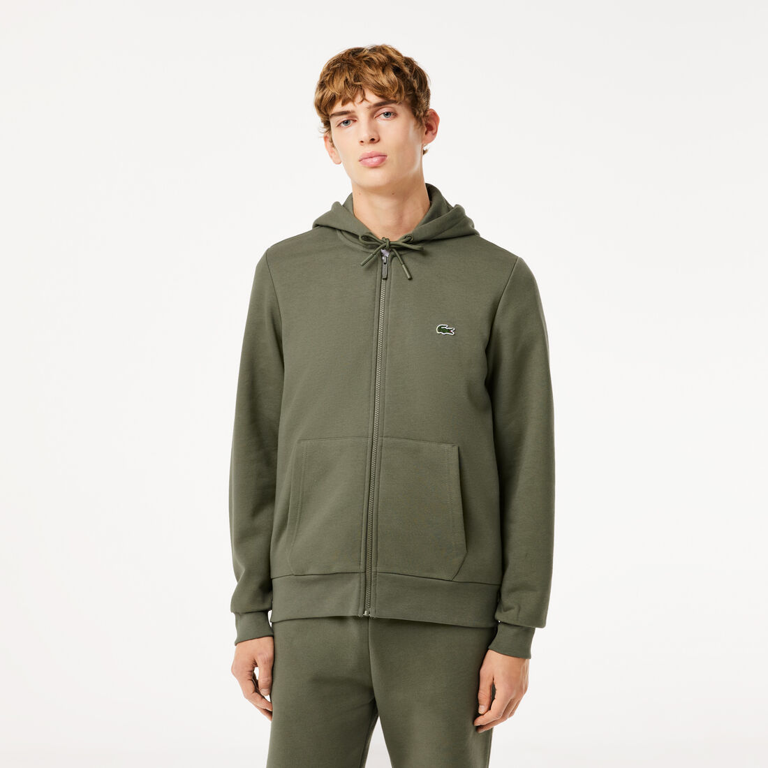 Men's Lacoste Kangaroo Pocket Fleece Sweatshirt - SH9626-00-316
