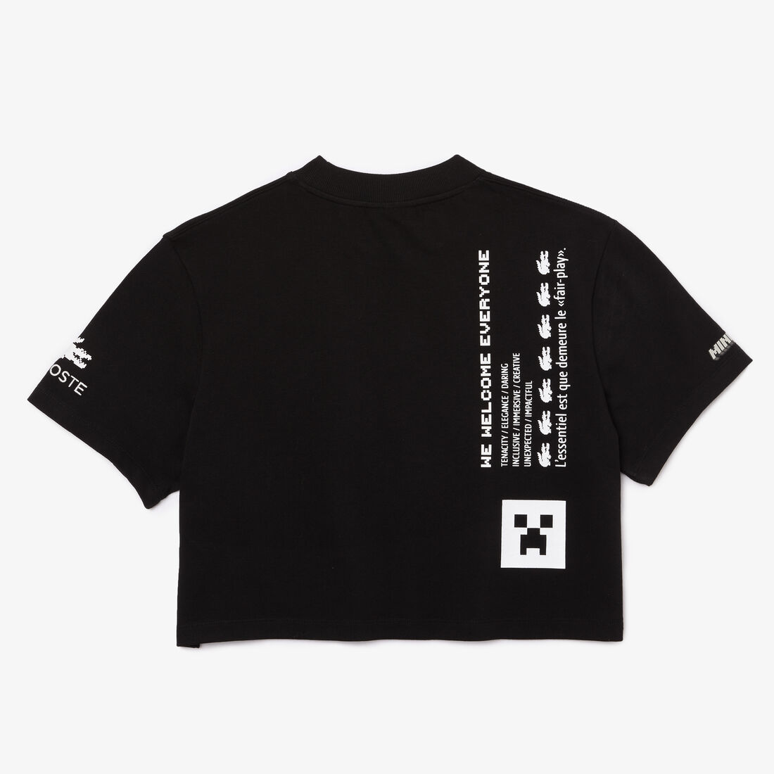 Women's Lacoste L!VE x Minecraft Short Organic Cotton T-Shirt Women's Lacoste L!VE x Minecraft Short Organic Cotton T-Shirt