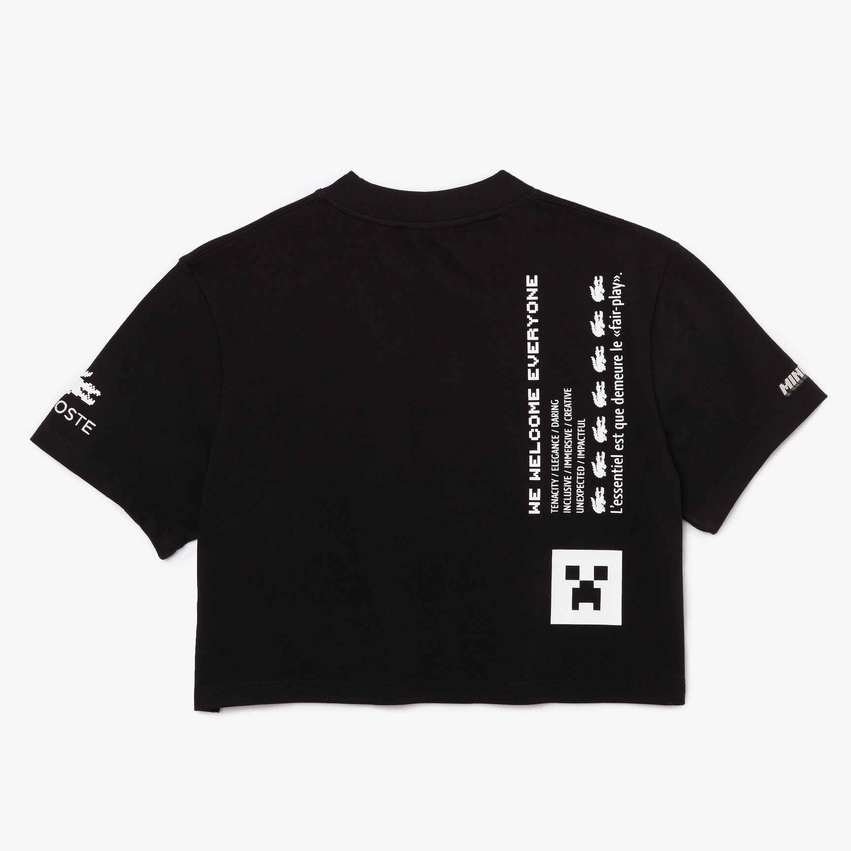 Women's Lacoste L!VE x Minecraft Short Organic Cotton T-Shirt Women's Lacoste L!VE x Minecraft Short Organic Cotton T-Shirt