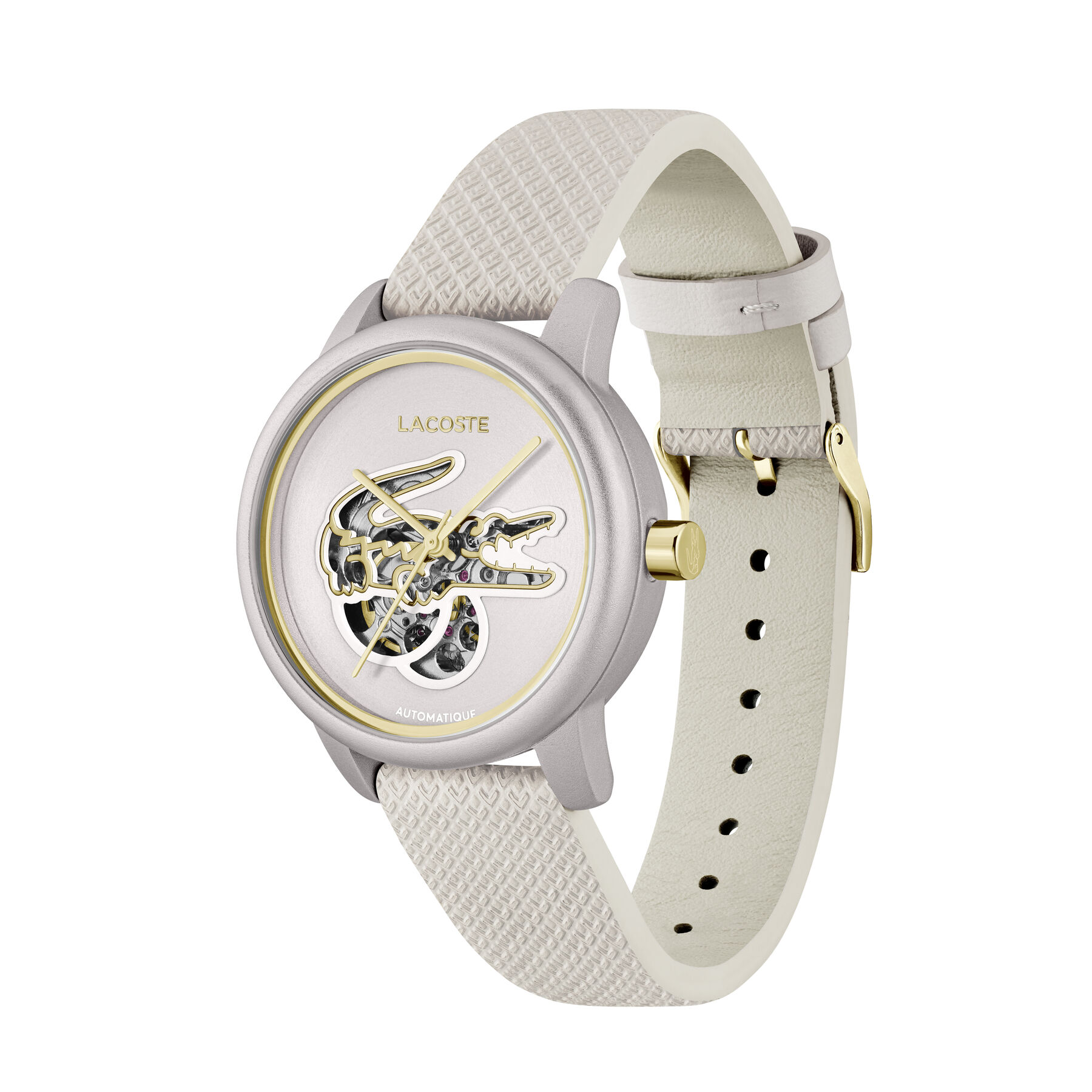 L.12.12 Platinum Dial Women's Watch - 2001467-PLA