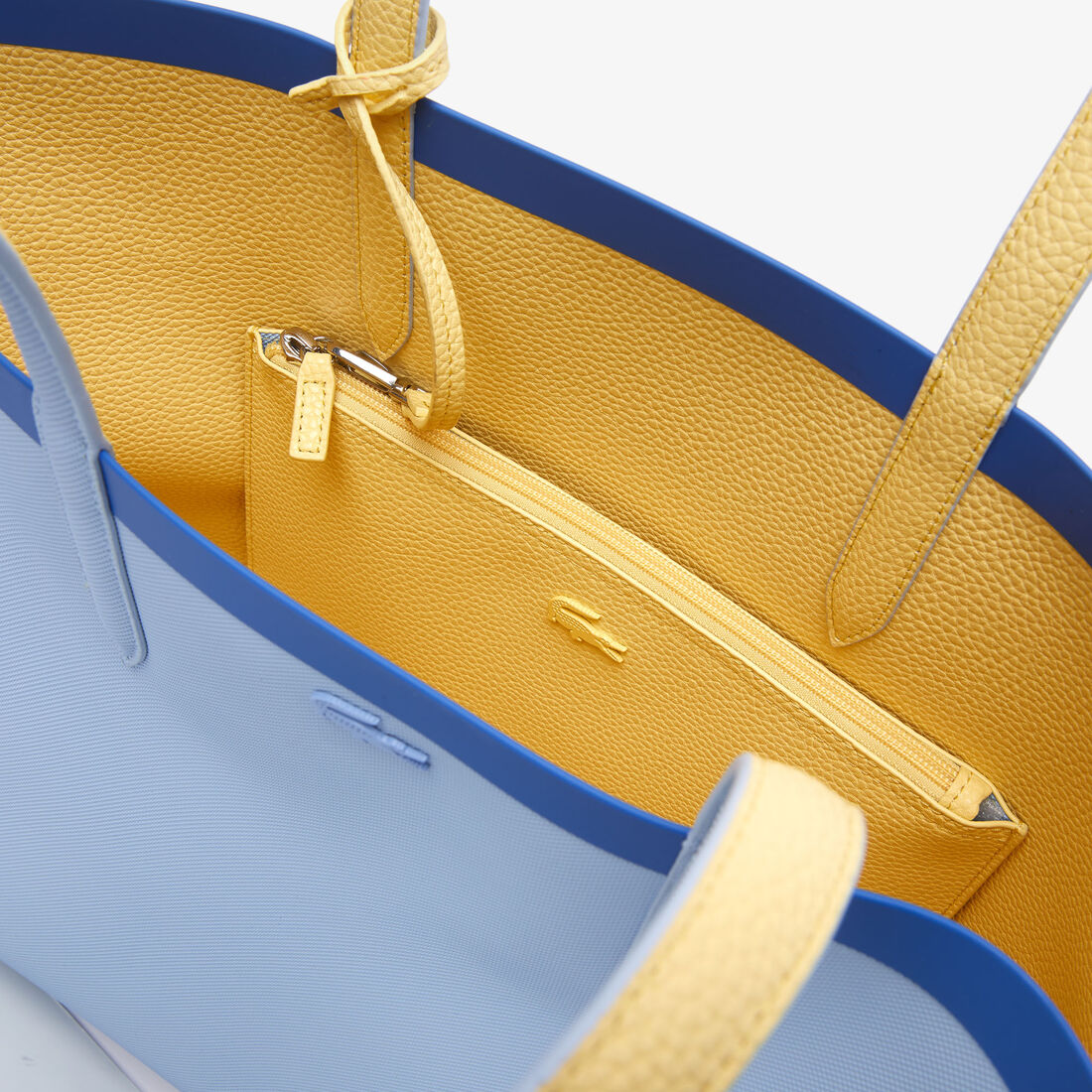 Women's Anna Reversible Contrast Band Coated Canvas Tote Bag Women's Anna Reversible Contrast Band Coated Canvas Tote Bag