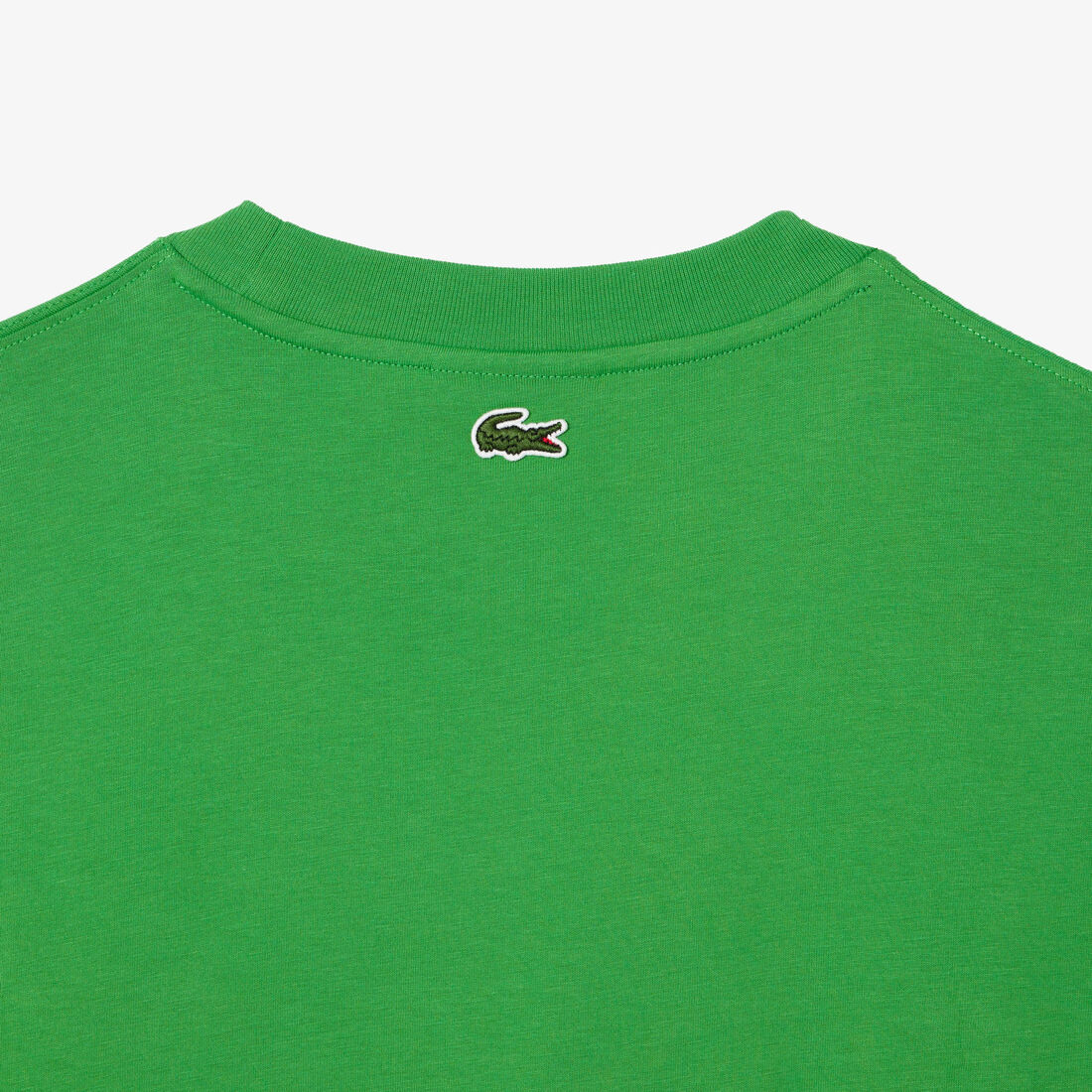Men's Lacoste Round Neck Loose Fit Crocodile Print T-shirt Men's Lacoste Round Neck Loose Fit Crocodile Print T-shirt - TH5511-00-SIW