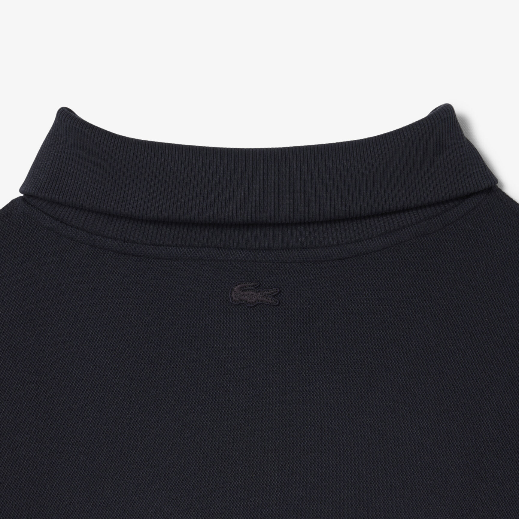 Loose Fit Zipped Neck Pique Sweatshirt - SH0030-00-350