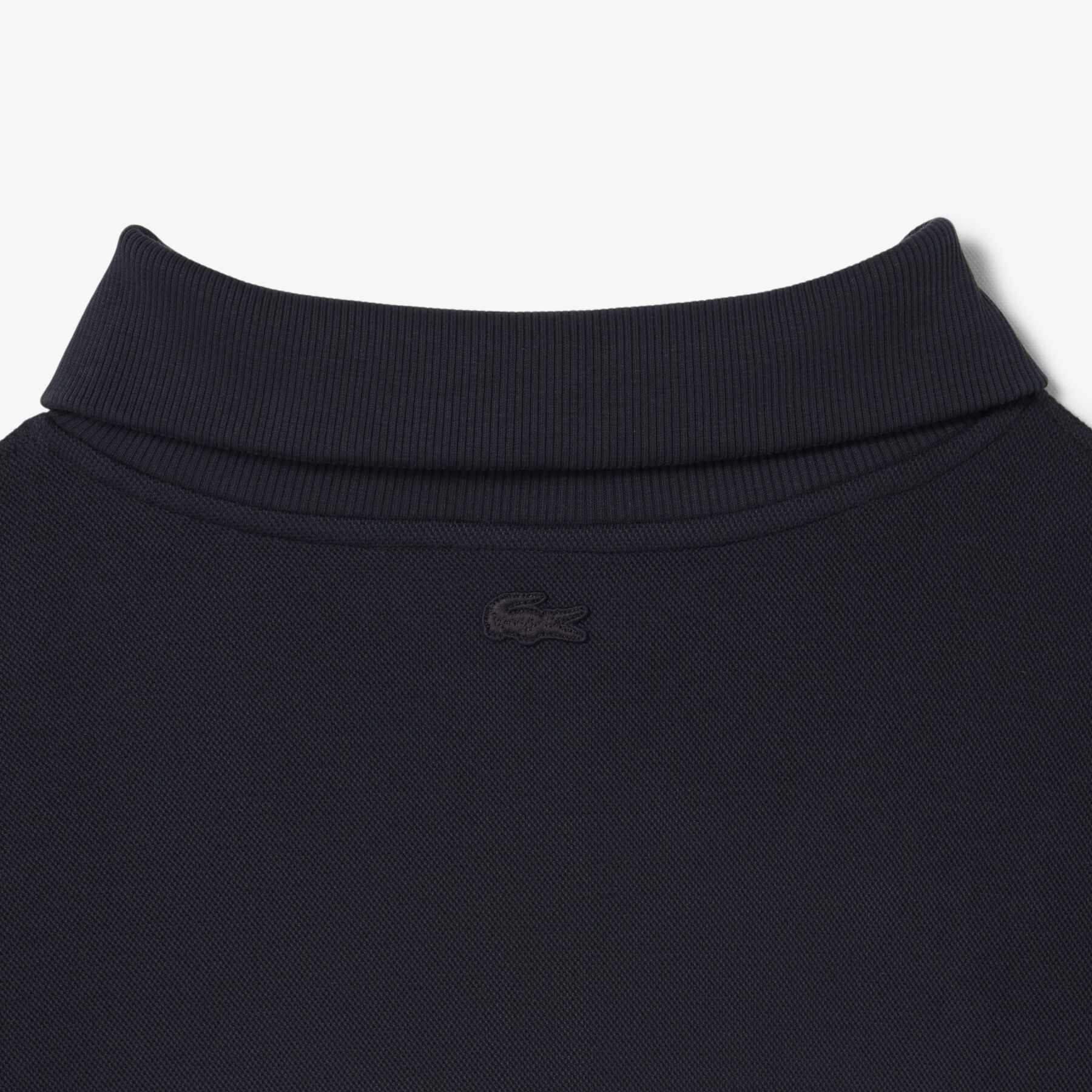 كنزة صوفية فضفاضة بياقة بسحاب Loose Fit Zipped Neck Pique Sweatshirt - SH0030-00-350