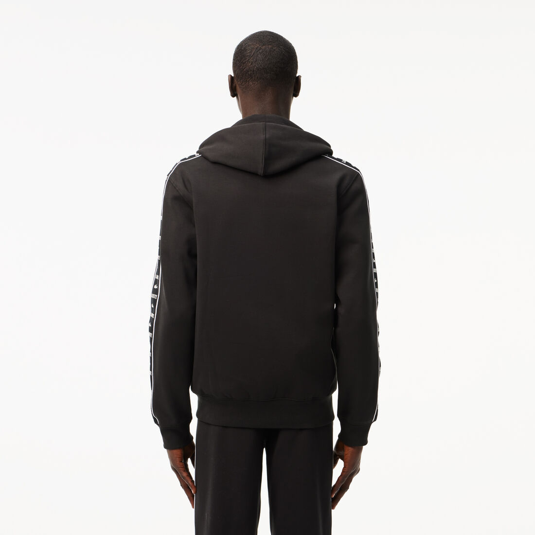 Logo Stripe Zip-Up Hoodie Zipped Jogger Hoodie - SH7457-00-031