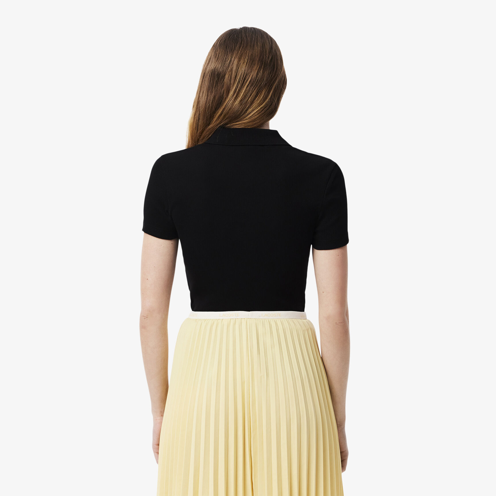 Slim Fit L.12.D Ribbed Cotton Polo Shirt - DF5377-00-031