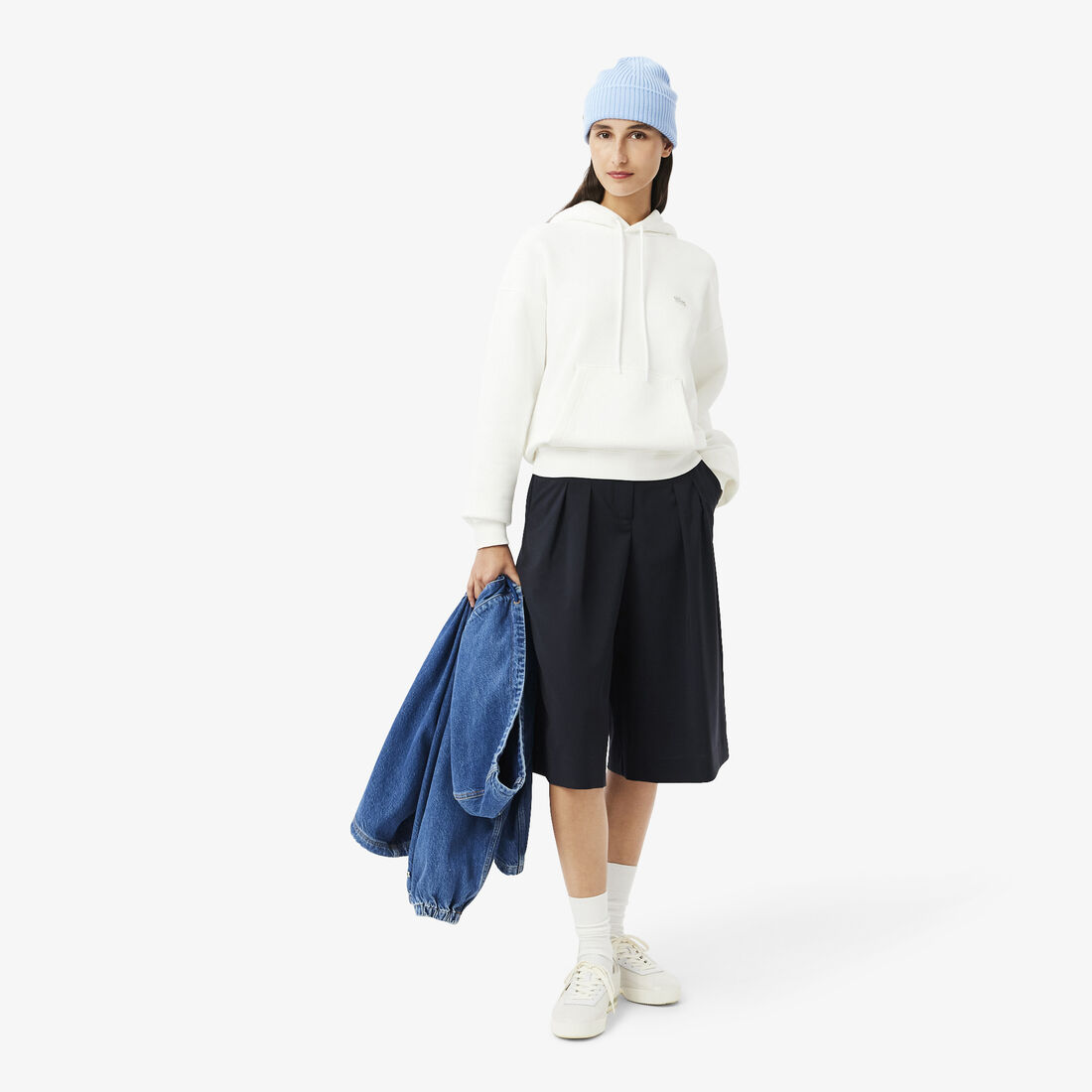 قبعة صوفية محبوكة مضلعة Rib Knit Brushed Wool Beanie - RB0001-00-HBP