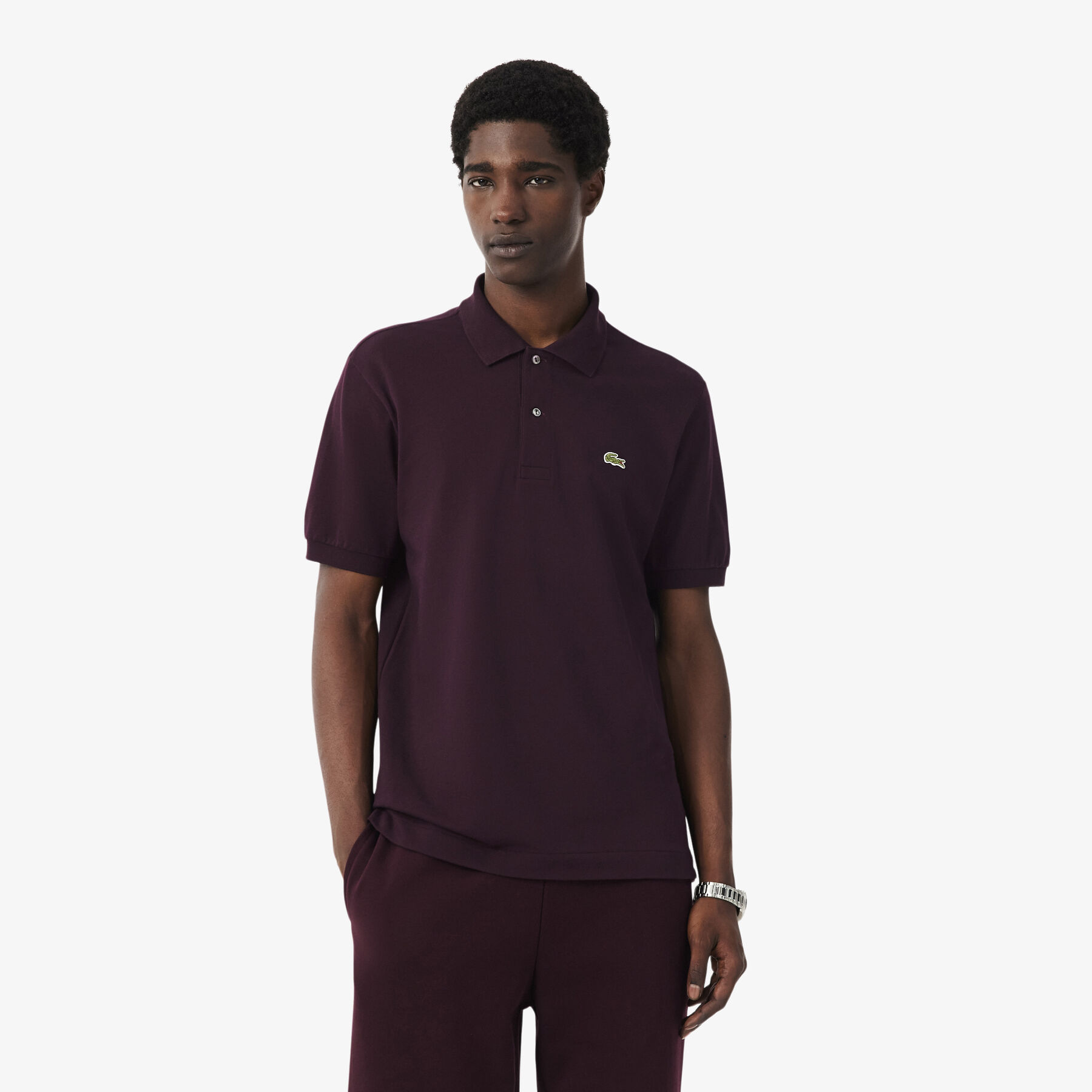 lacoste classic fit l 12 12 light pique polo shirt
