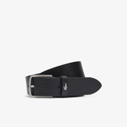 Grained Leather Belt