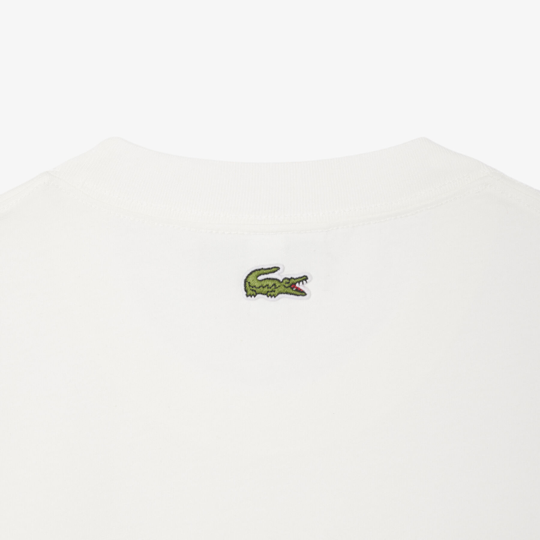 lacoste printed cotton jersey t shirt
