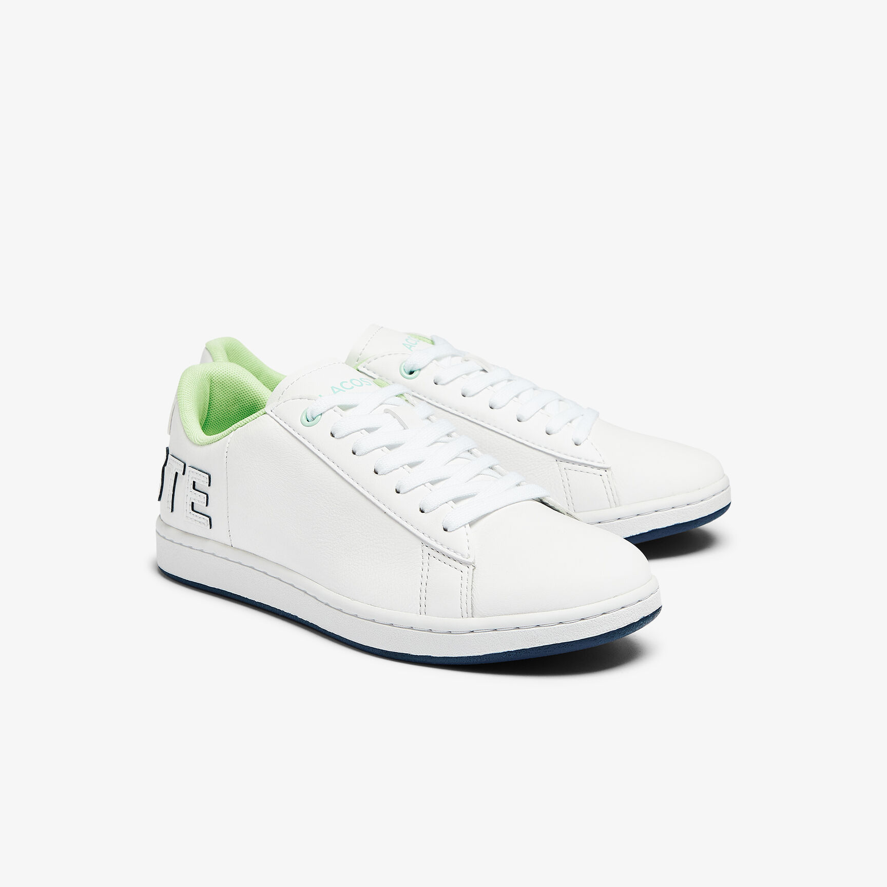 سنيكرز كارنابي ايفو جلد بأجزاء بلون أخضر للنساء