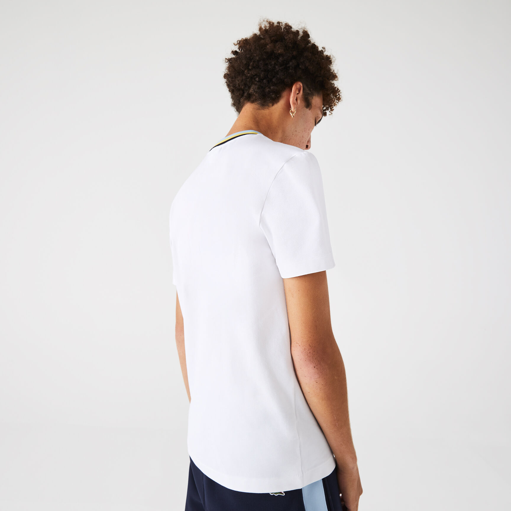 Men's Crew Neck Ultra-Light Breathable Pique T-shirt