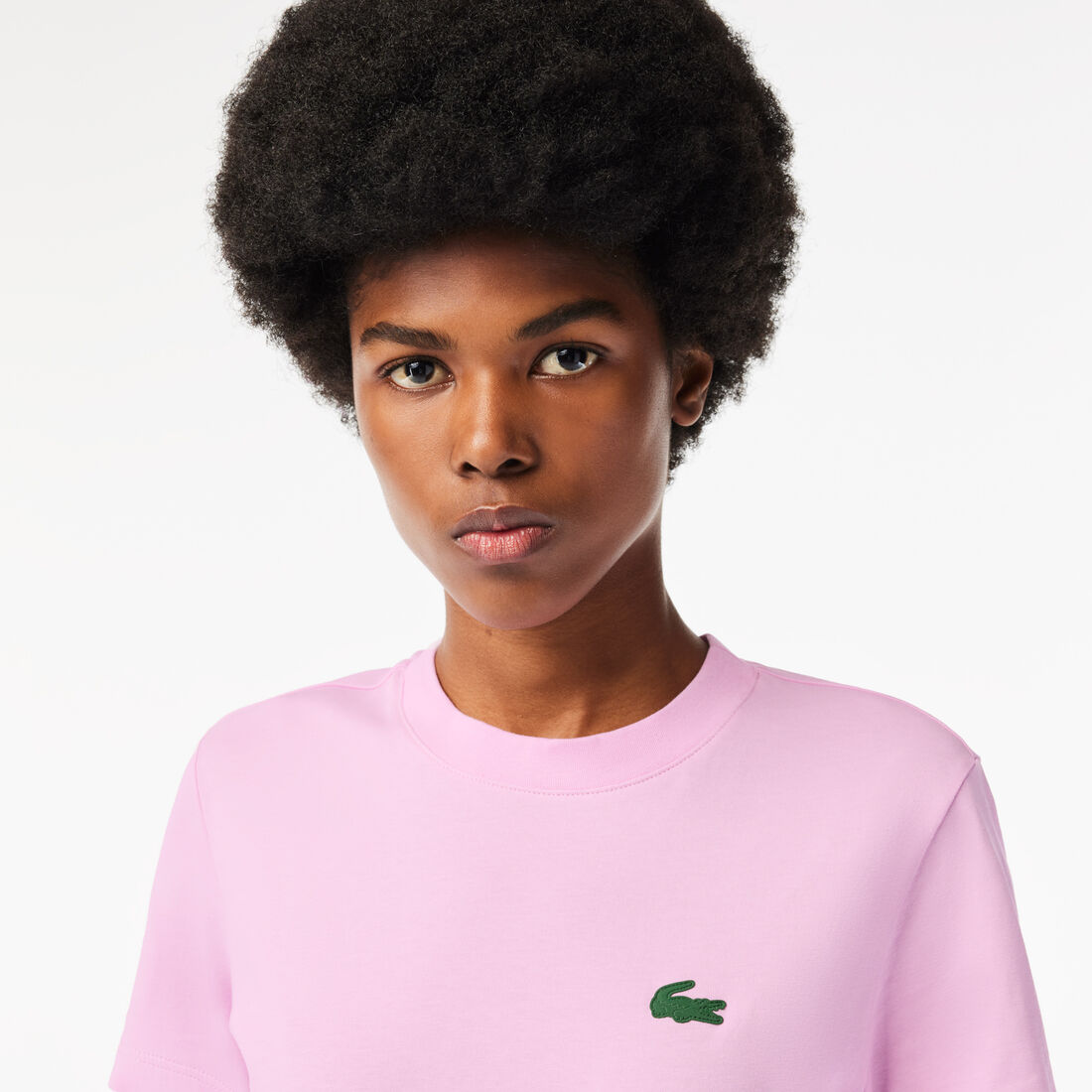 تي شيرت رياضي من القطن التقني فائق الجفاف Women's Lacoste SPORT Organic Cotton Jersey T-Shirt - TF9246-00-IXV