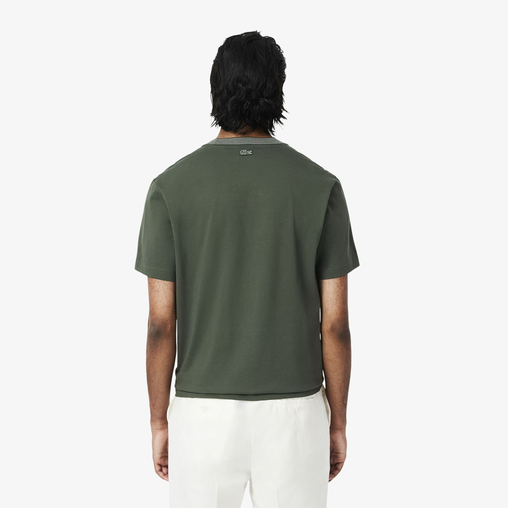 Embroidered Cotton Jersey T-shirt Embroidered Cotton Jersey T-shirt - TH0124-00-HCF