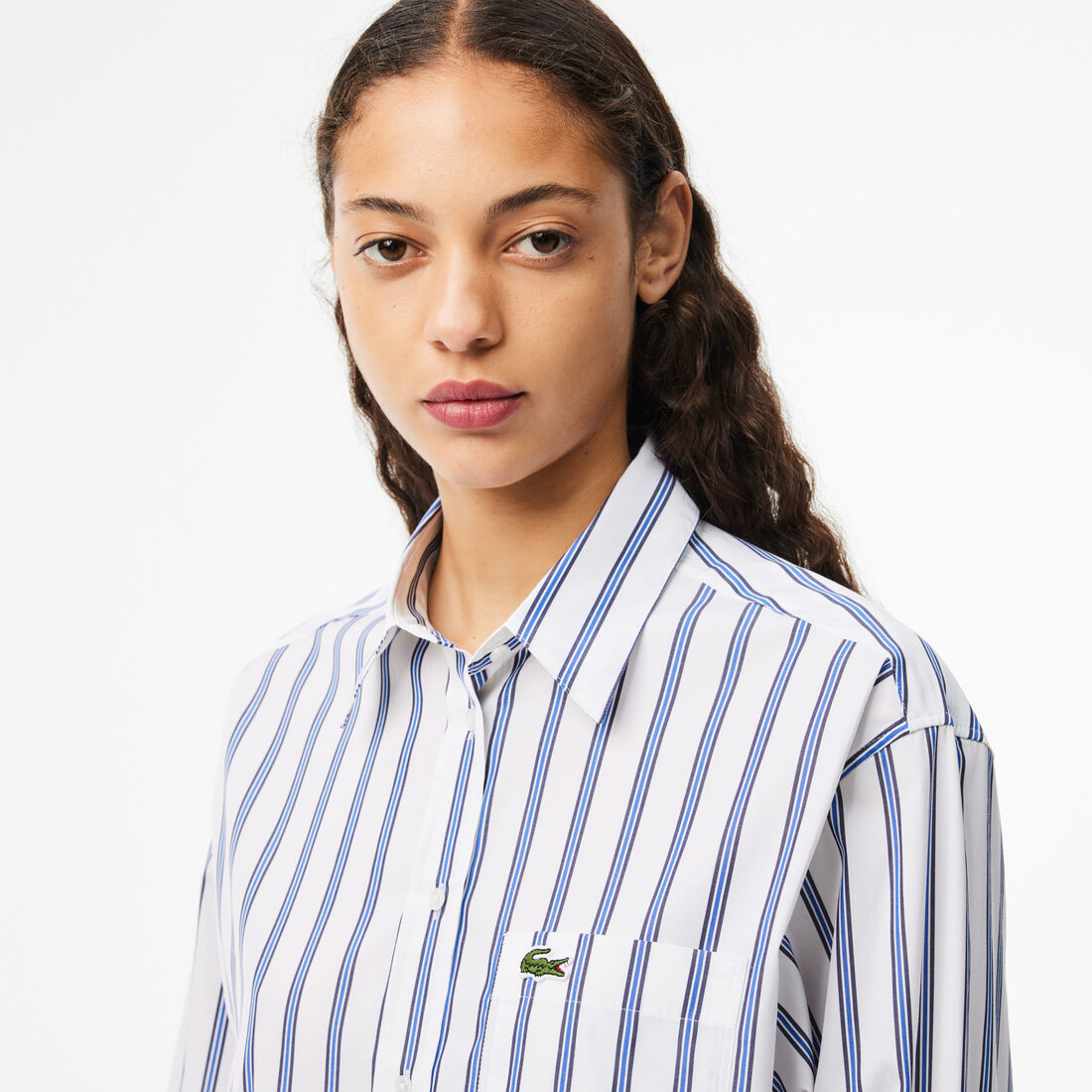 Oversized Fit Cotton Poplin Shirt Oversized Fit Cotton Poplin Shirt - CF7706-00-IBA