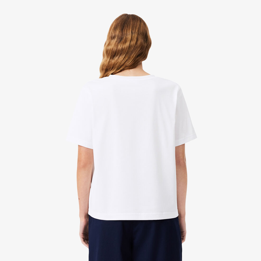 Relaxed Fit Soft Cotton V Neck T-shirt Relaxed Fit Soft Cotton V Neck T-shirt - TF7300-00-001