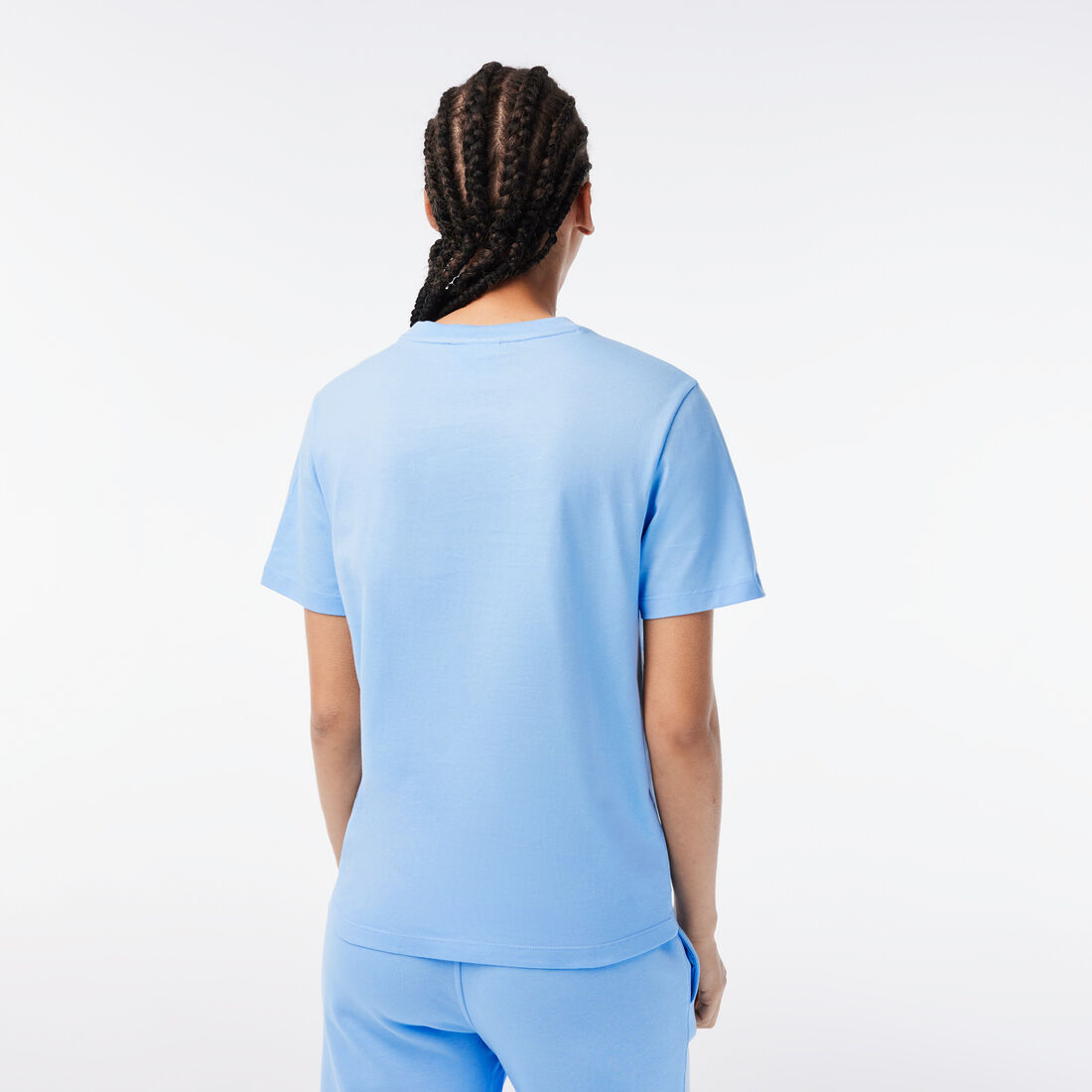 تيشيرت قطن جيرسيه عضوي للنساء مجموعة Lacoste x Netflix تيشيرت قطن جيرسيه عضوي للنساء مجموعة Lacoste x Netflix