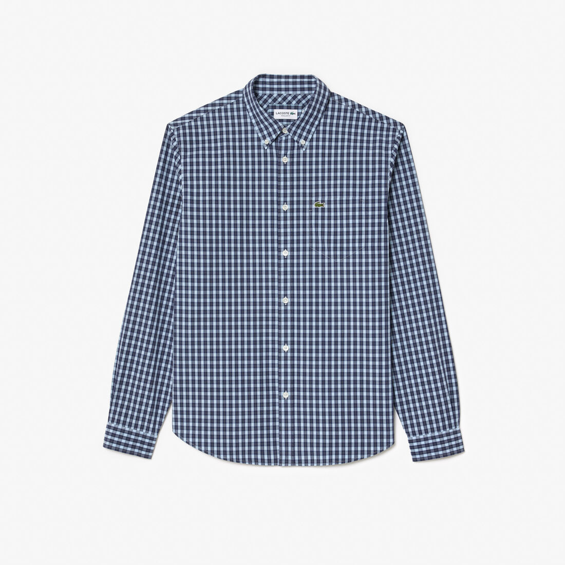 قميص بوبلين مربع Checked Poplin Shirt - CH6981-00-QRN