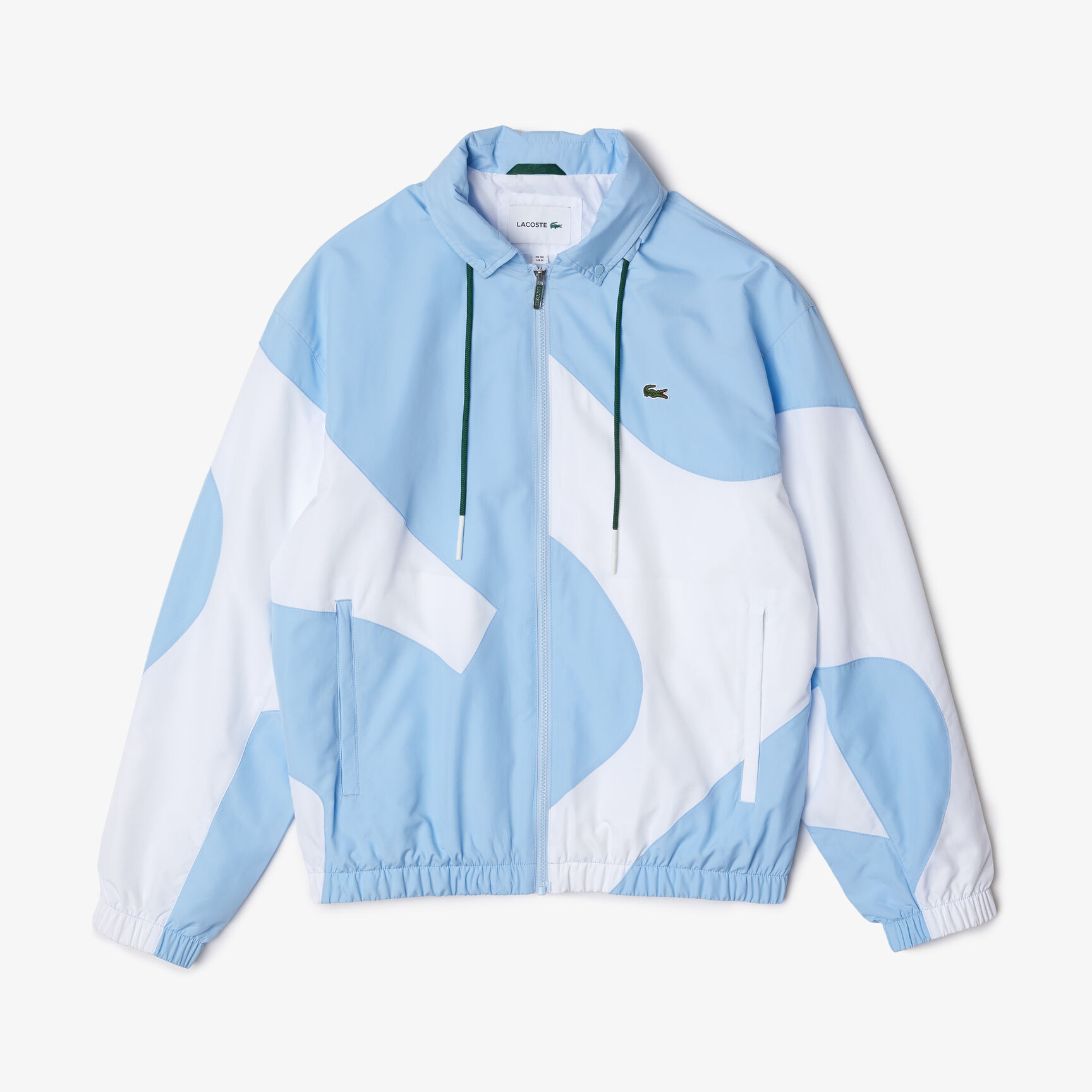 جاكيت مقسم بألوان ومقاوم للماء بطبعة كلاسيكية وسحّاب للرجال جاكيت مقسم بألوان ومقاوم للماء بطبعة كلاسيكية وسحّاب للرجال