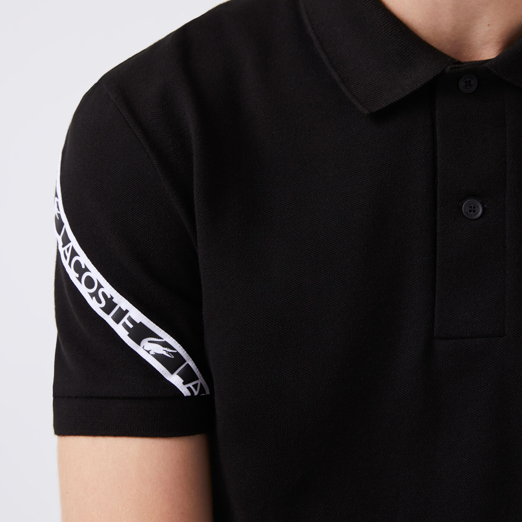 تيشيرت بولو لاكوست بيكيه ميني مطاطي بقصة عادية للرجال تيشيرت بولو لاكوست بيكيه ميني مطاطي بقصة عادية للرجال