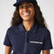 lacoste women s contrast branded two ply jersey polo dress