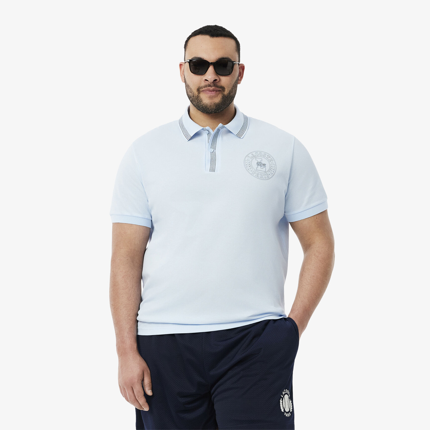 Regular Fit L.12.12 Badge Print Polo Shirt - PH9960-00-T01