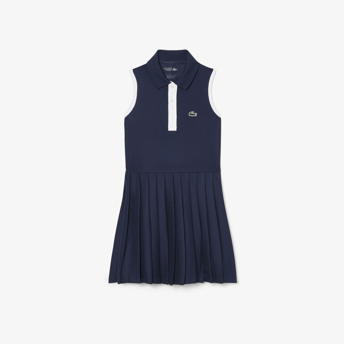 Sleeveless Petit Pique Dress lacoste sleeveless petit pique dress