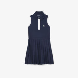 lacoste sleeveless petit pique dress