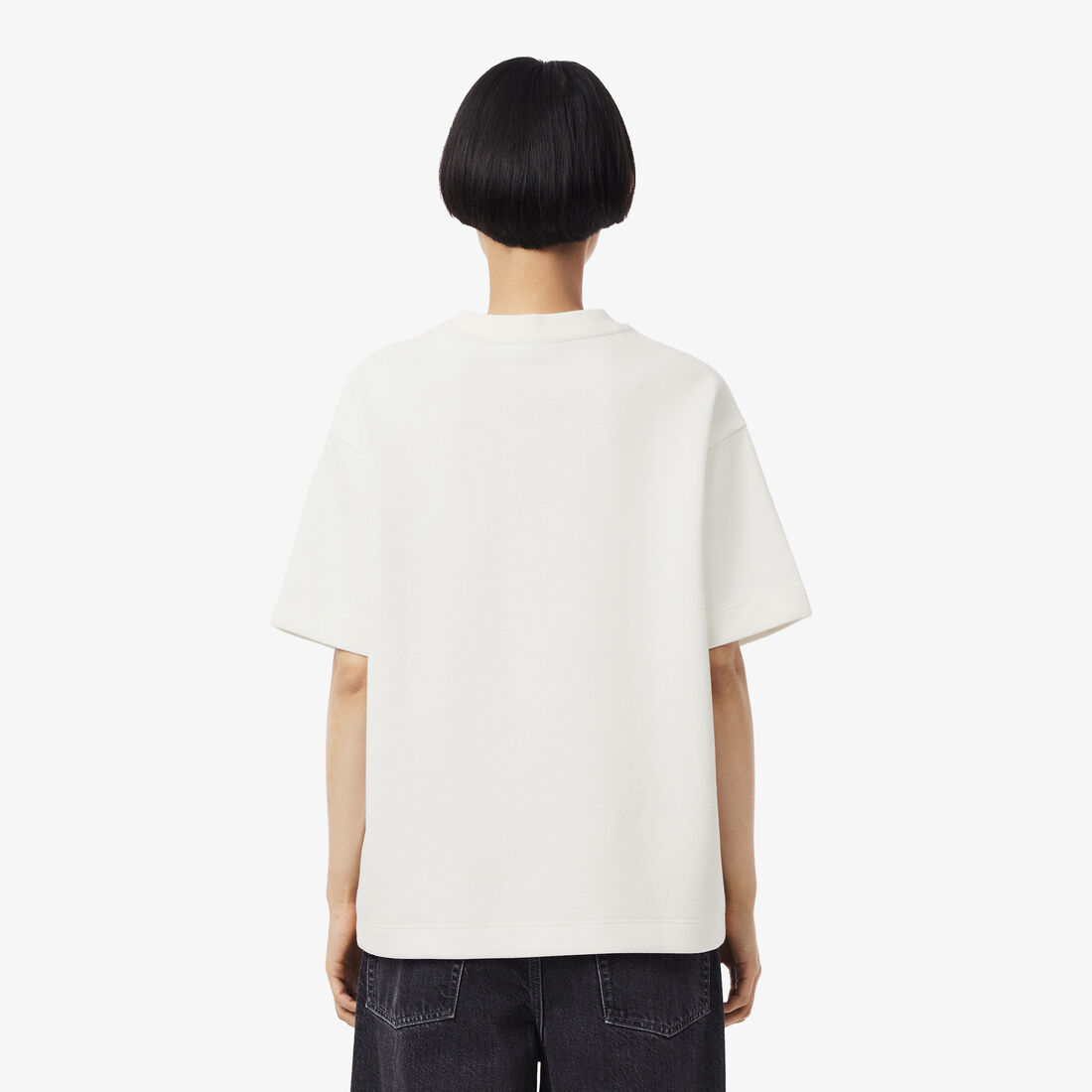 Oversized Double Face Pique T-shirt Oversized Double Face Pique T-shirt - TF6902-00-70V
