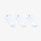 men s three pack of lacoste sport low cut socks in solid jersey