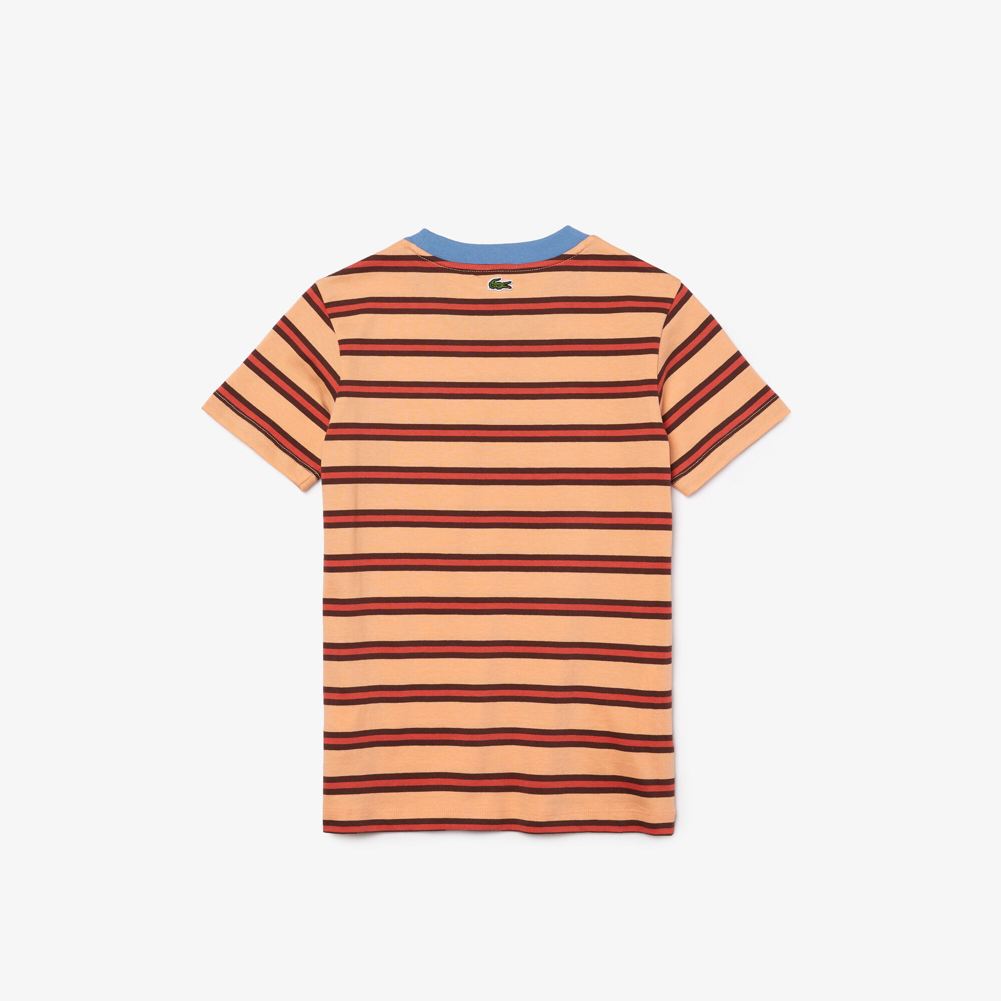 Boys’ Crew Neck Striped Lightweight Cotton T-shirt