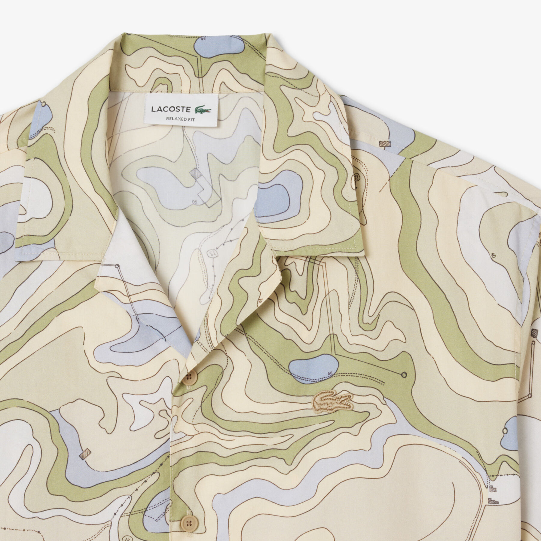 Relaxed Fit Short Sleeved Shirt lacoste relaxed fit short sleeved shirt