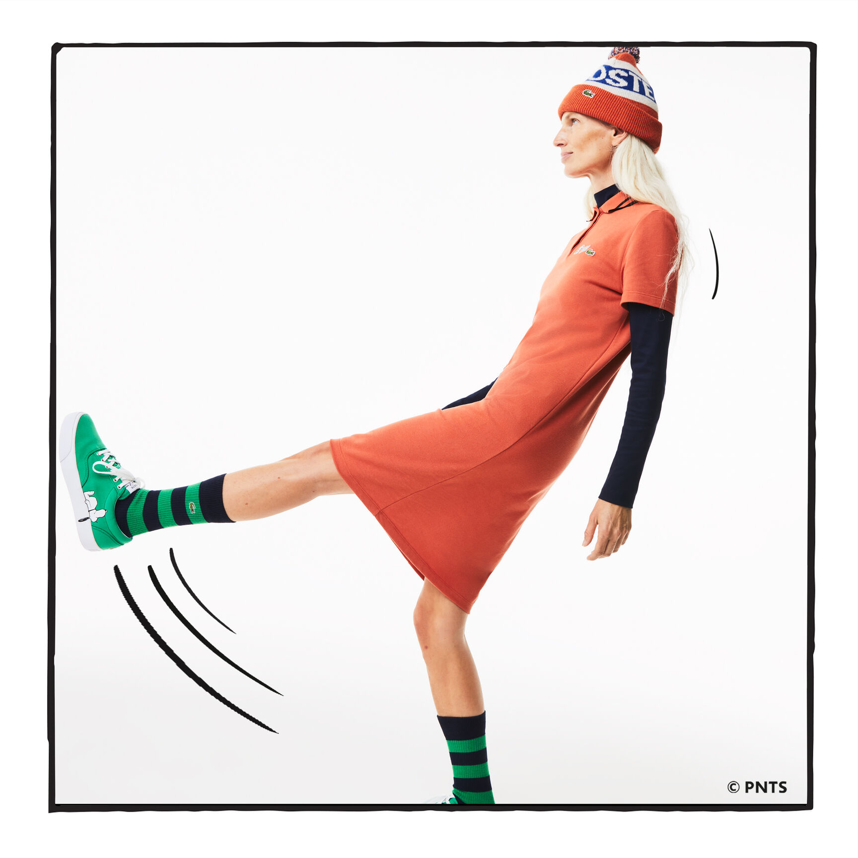 Women&rsquo;s Lacoste x Peanuts Organic Cotton Polo Dress