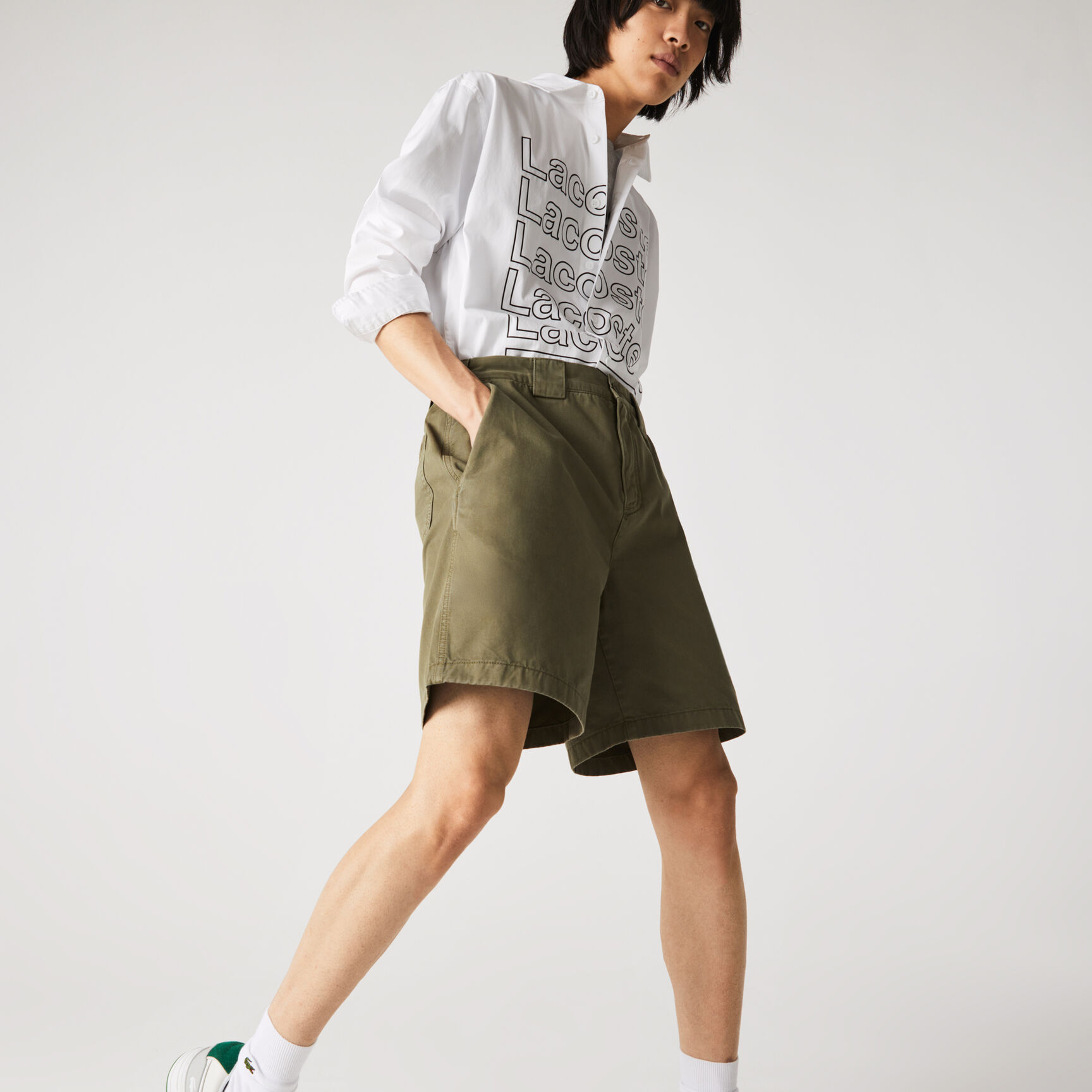 شورت برمودا من القطن الناعم المريح للرجال شورت برمودا من القطن الناعم المريح للرجال