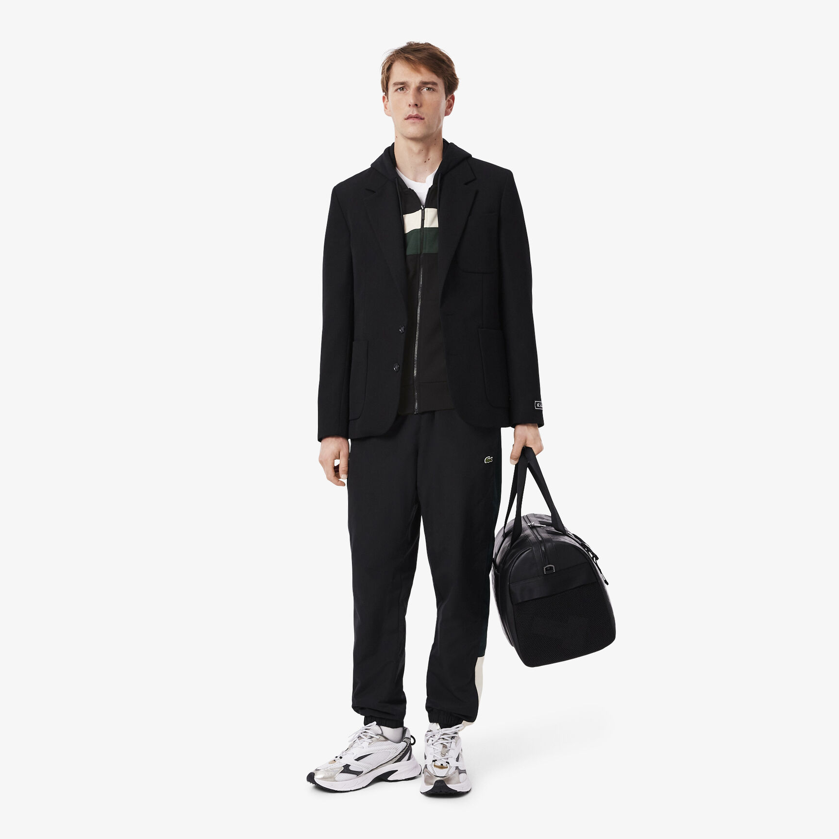 هودي بسحاب متعدد الألوان Zipped Colour-Block Hoodie - SH5913-00-6XH