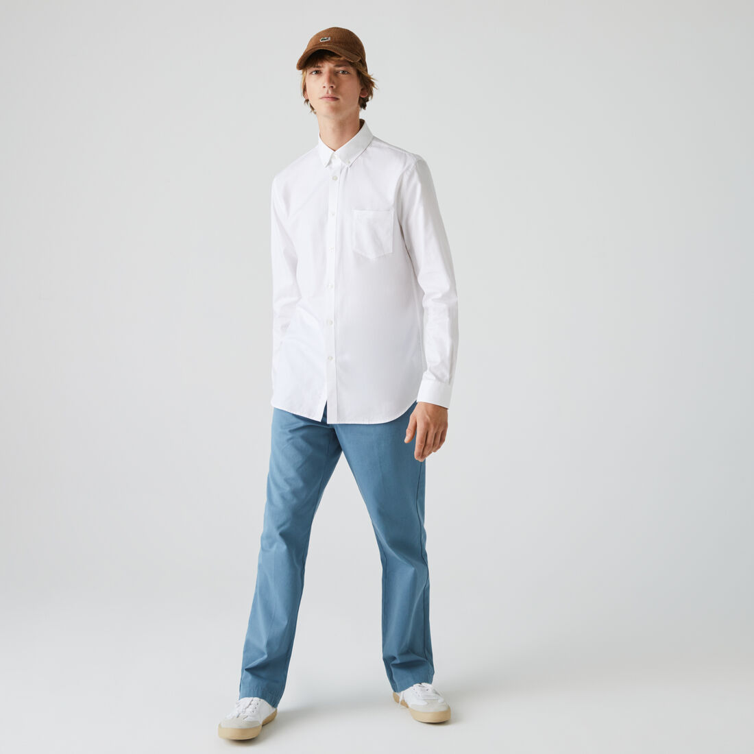Men's Regular Fit Cotton Mini Pique Shirt