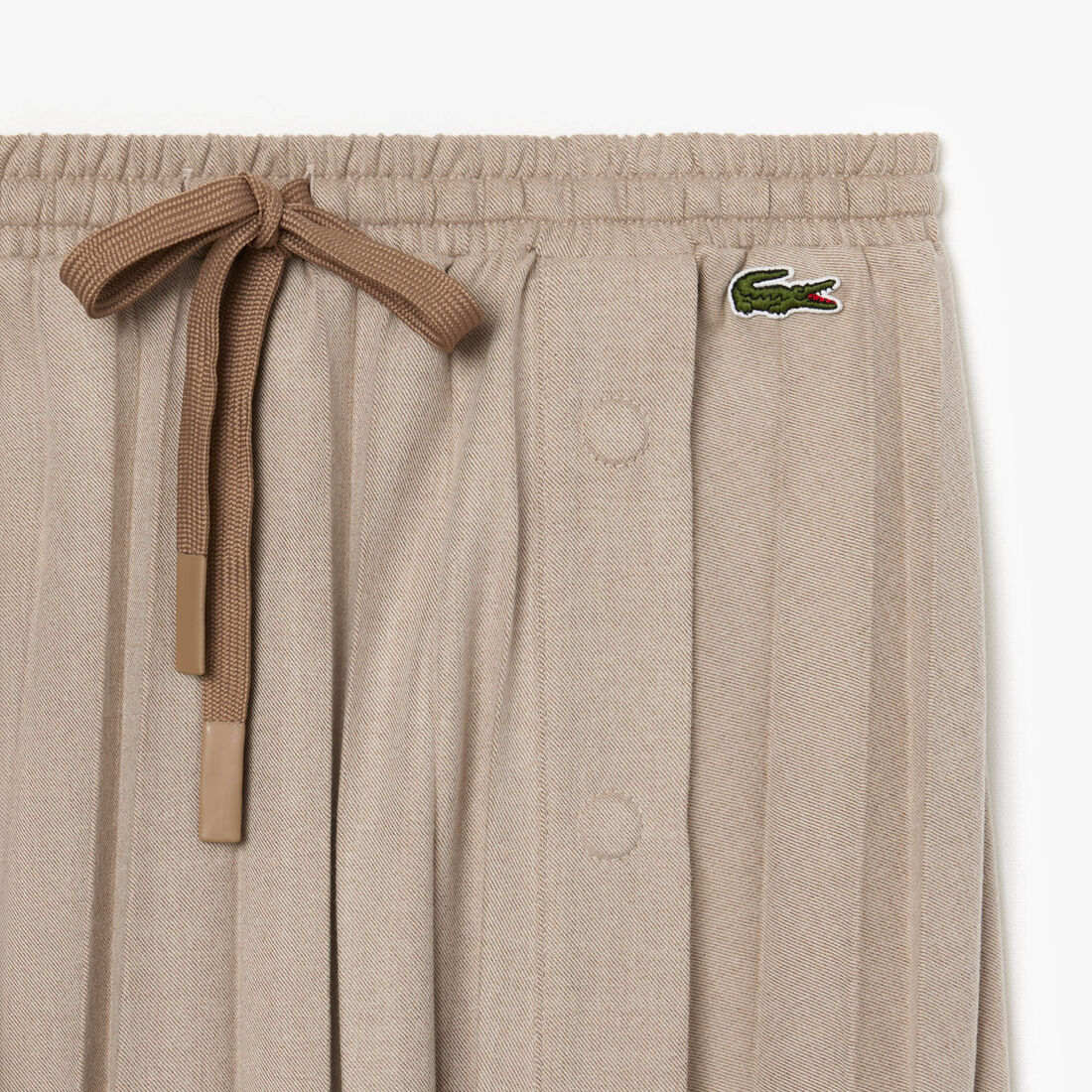 تنورة الفانيلا طويلة مطوي Long Pleated Flannel Skirt - JF4187-00-ICC