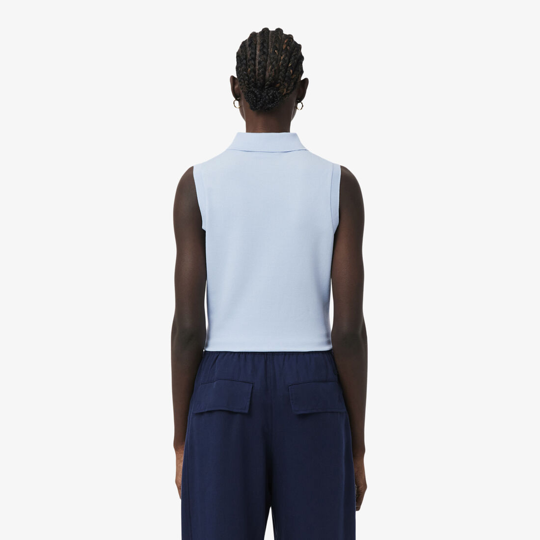 Slim Fit L.12.D Sleeveless Stretch Polo Shirt Slim Fit L.12.D Sleeveless Stretch Polo Shirt - PF5445-00-HBA