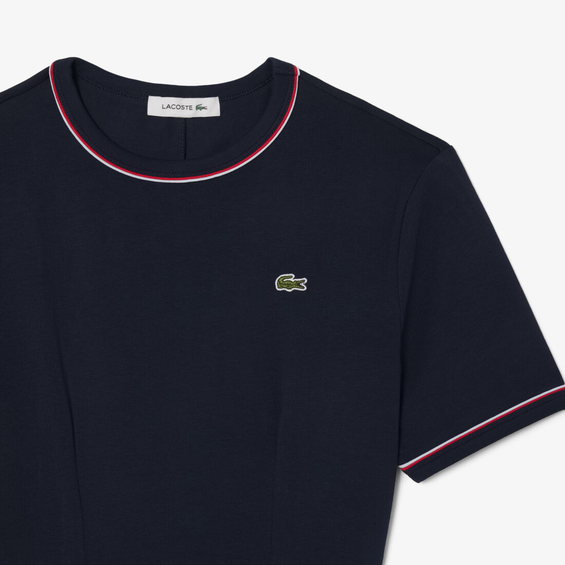 Trim Accent Jersey T-shirt Dress Trim Accent Jersey T-shirt Dress - EF9988-00-GWI