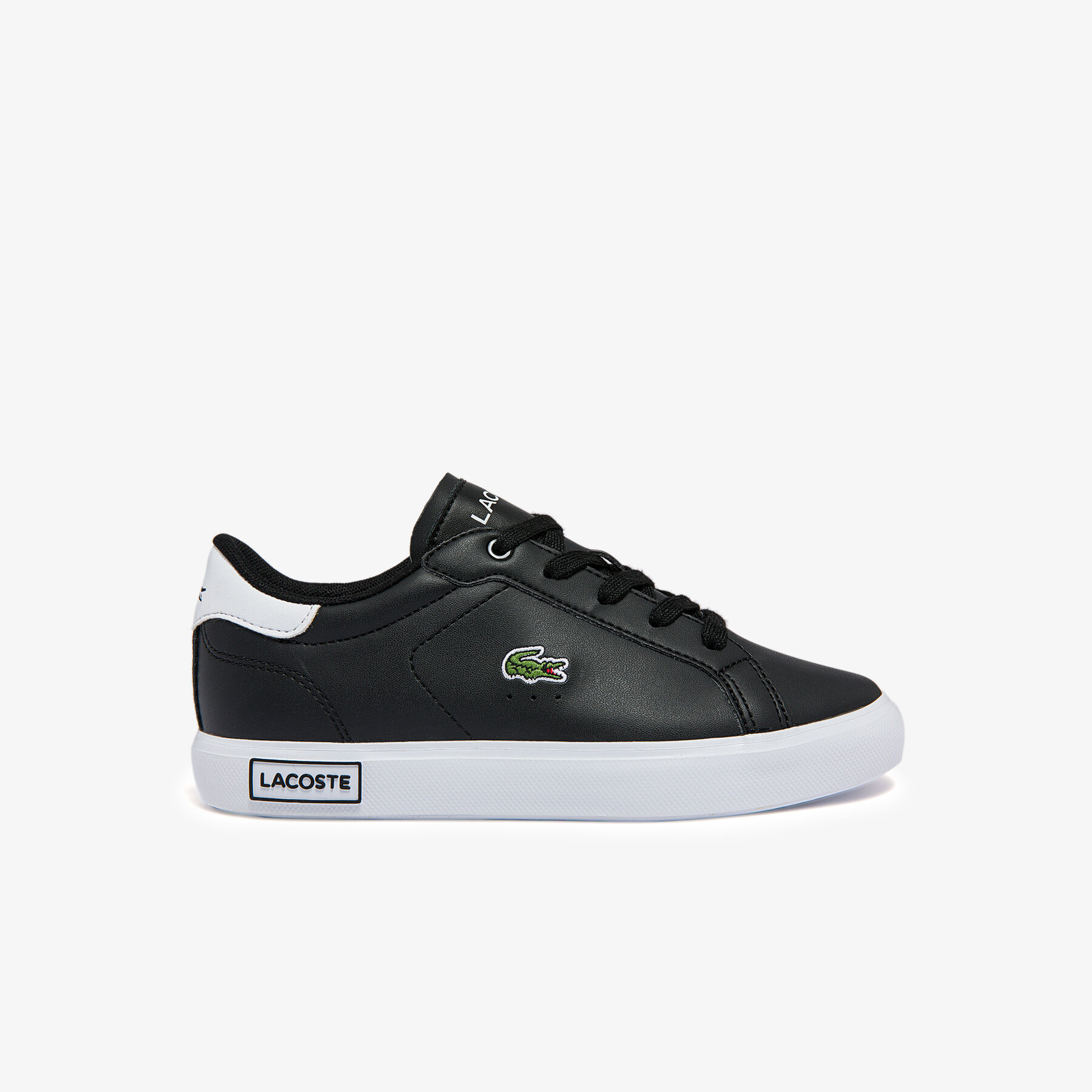 Children's Powercourt Synthetic Trainers lacoste children s powercourt synthetic trainers