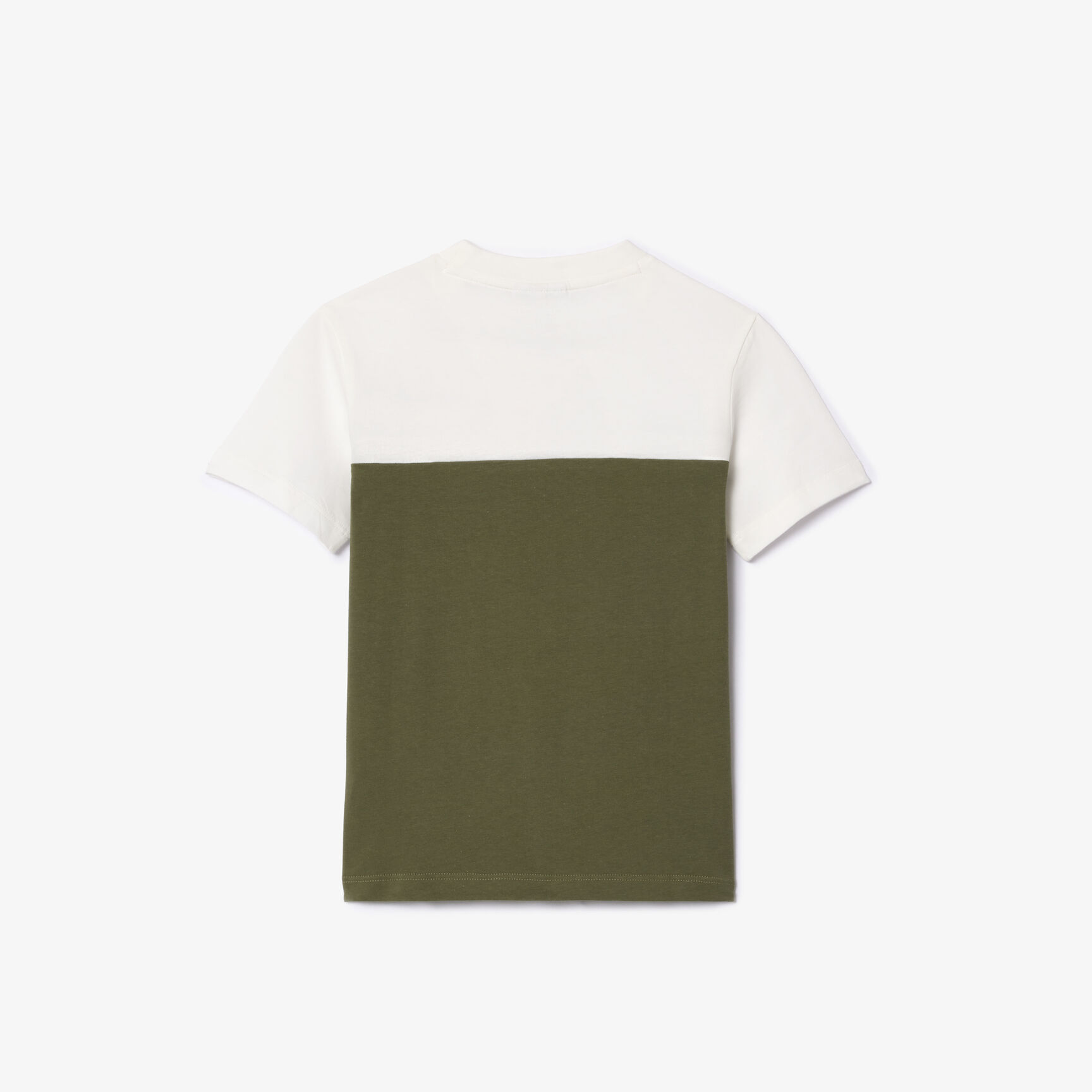 Kids' Lacoste Colourblock Organic Cotton Jersey T-shirt - TJ5289-00-IMI