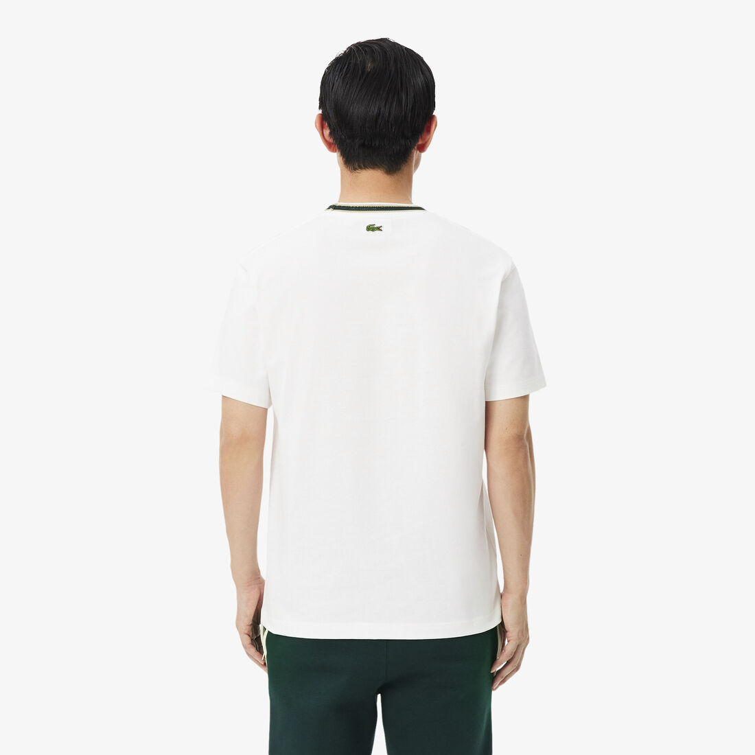 French Made Badge Accent Striped T-shirt - TH8611-00-70V