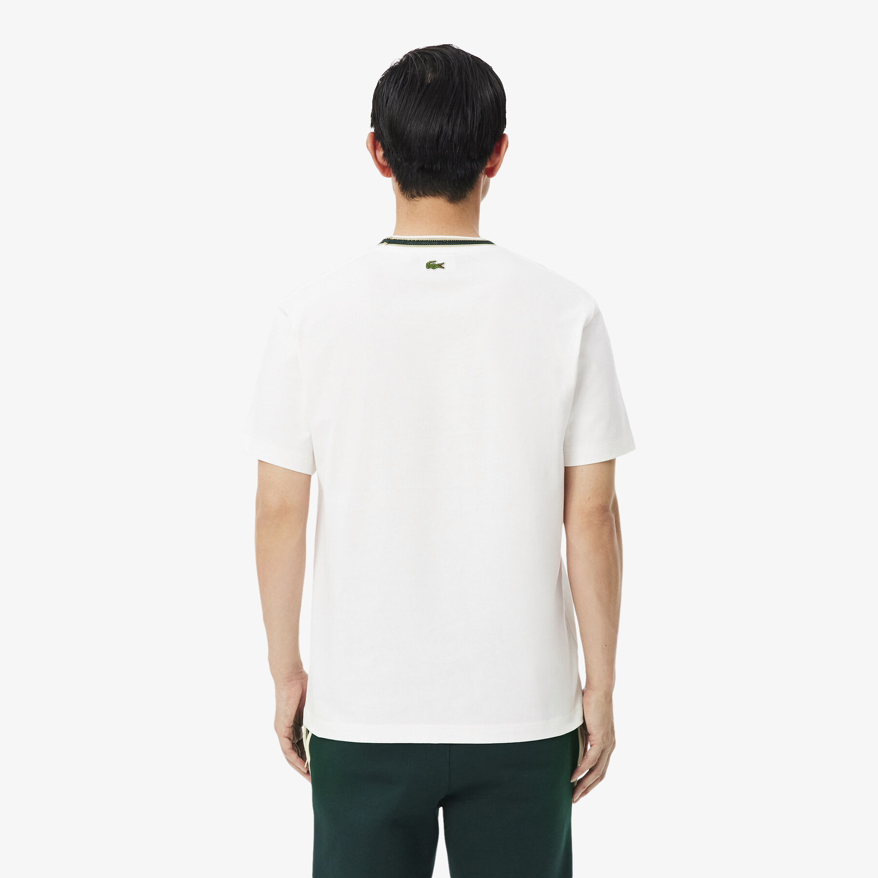 French Made Badge Accent Striped T-shirt - TH8611-00-70V