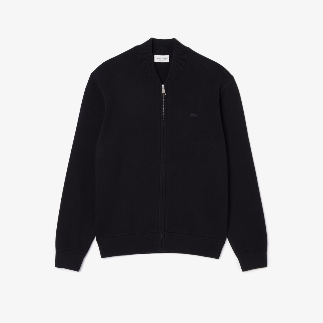 Cotton and Wool Knit Bomber Jacket Cotton and Wool Knit Bomber Jacket - AH5177-00-031