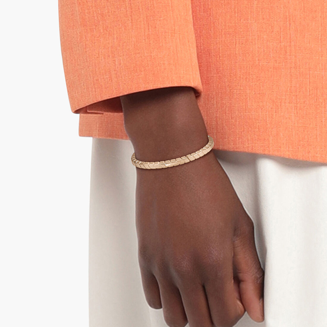 Hinge Bangle - 2040022-ROSE