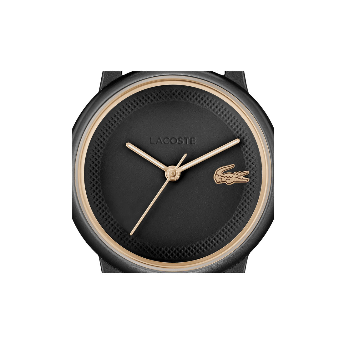 Lacoste 12.12 Swift Leather Strap WATCH - 2001436-BLACK