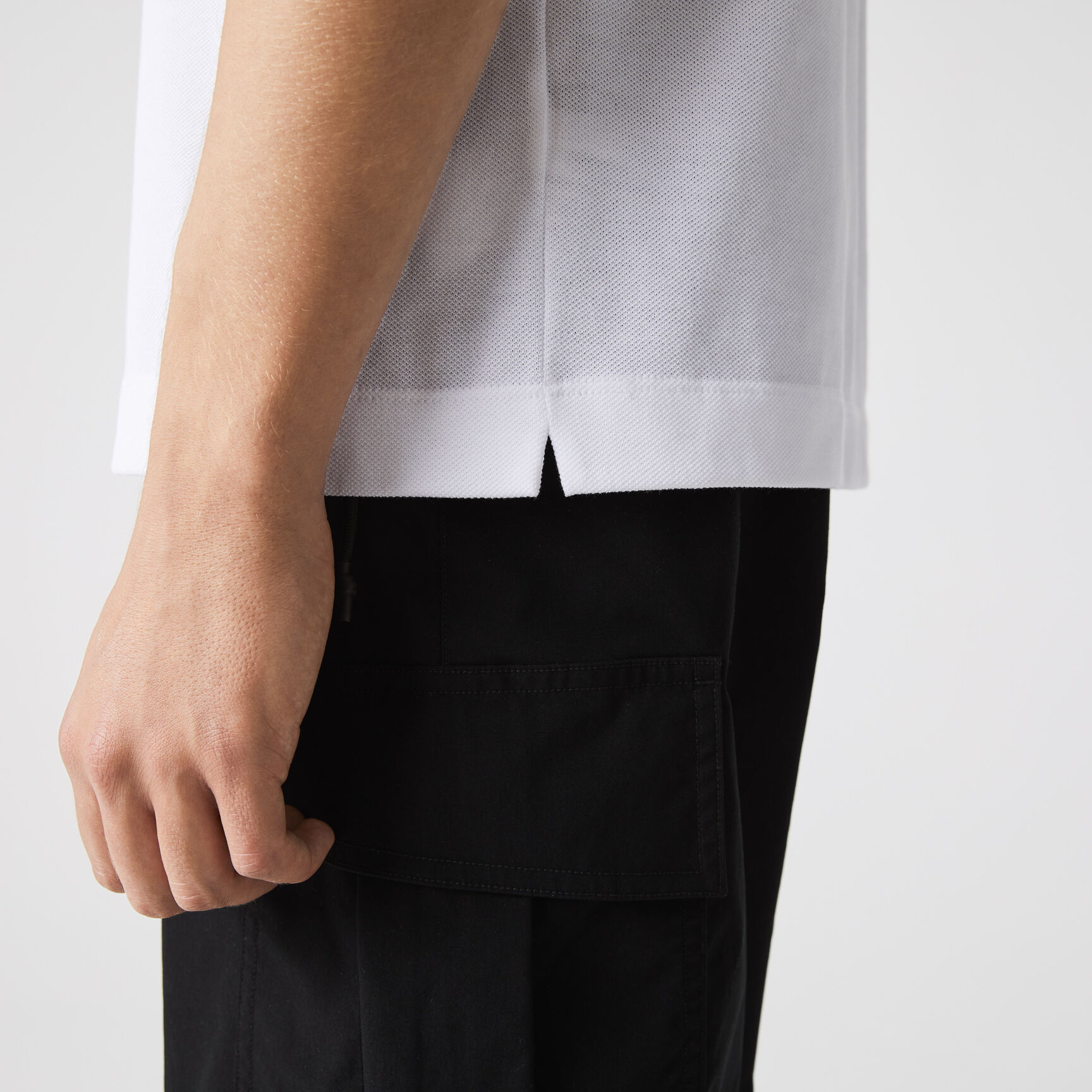 تيشيرت بولو لاكوست قطن بيكيه بخطوط وقصة كلاسيكية للرجال تيشيرت بولو لاكوست قطن بيكيه بخطوط وقصة كلاسيكية للرجال