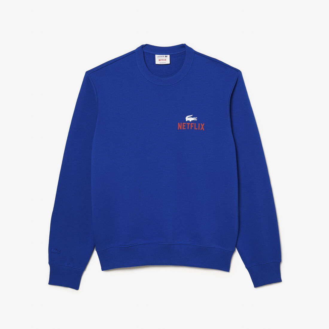 Unisex Lacoste x Netflix Round Neck Print Back Sweatshirt Unisex Lacoste x Netflix Round Neck Print Back Sweatshirt