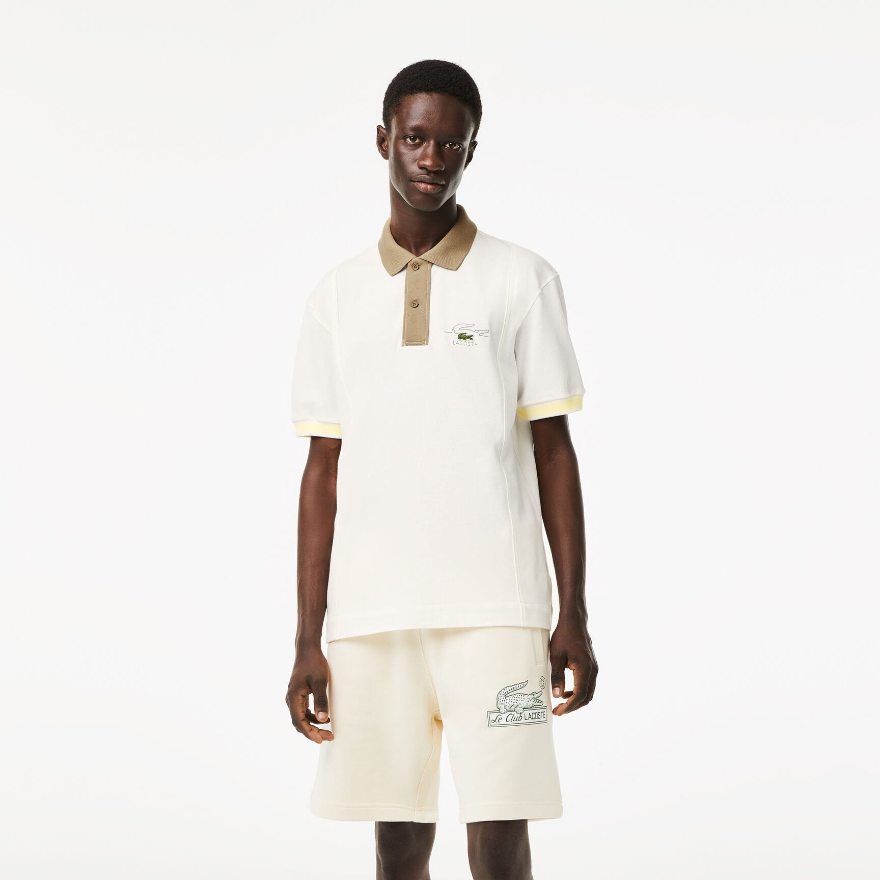 Men’s Lacoste Two Tone Organic Cotton Polo Shirt Men’s Lacoste Two Tone Organic Cotton Polo Shirt