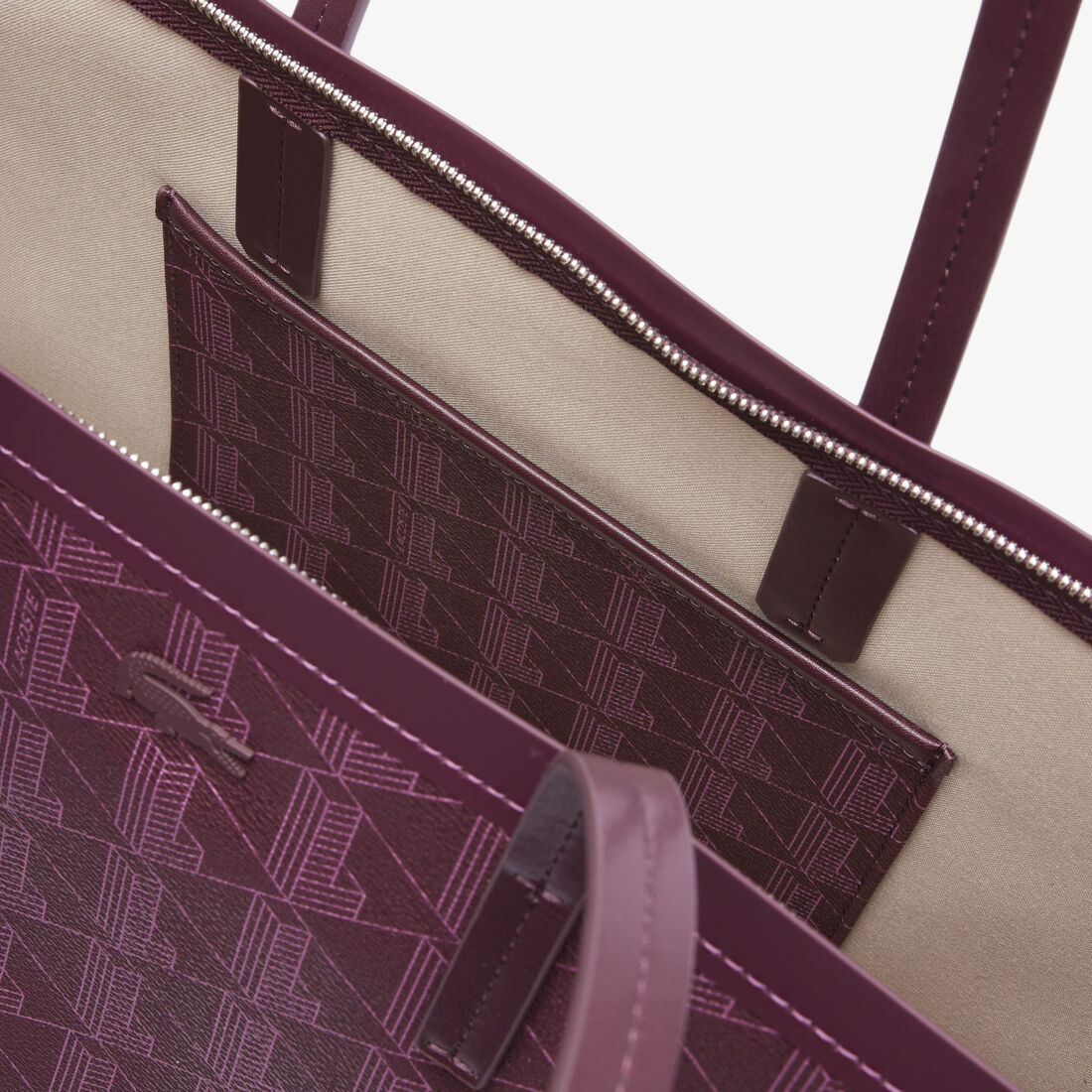 Zely Grained Tote with Pouch Zely Grained Tote with Pouch - NF5001ZE-R35